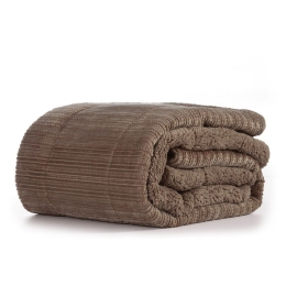 Κουβερτοπάπλωμα Redick 23 Taupe Nef-Nef Υπέρδιπλο 240x220cm Πολυέστερ