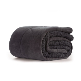 Κουβερτοπάπλωμα Storm 23 Dark Grey Nef-Nef Υπέρδιπλο 240x220cm Πολυέστερ