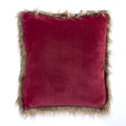 Μαξιλάρι Διακοσμητικό (Με Γέμιση) Tinsel Red Nef-Nef 50X50 Πολυέστερ