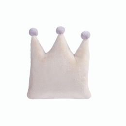 Μαξιλάρι Διακοσμητικό (Με Γέμιση) Παιδικό Baby Crown 40X40 Ecru Nef-Nef 40Χ40 40x40cm Πολυέστερ