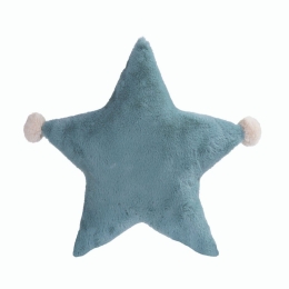 Μαξιλάρι Διακοσμητικό (Με Γέμιση) Παιδικό Baby Star Dusty Aqua Nef-Nef 45X45 Πολυέστερ