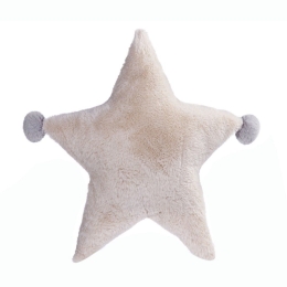 Μαξιλάρι Διακοσμητικό (Με Γέμιση) Παιδικό Baby Star Ecru Nef-Nef 45X45 Πολυέστερ