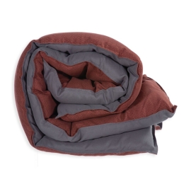 Πάπλωμα Bicolor-23 Terra-Grey Nef-Nef Υπέρδιπλο 240x220cm Microfiber-Hollowfiber