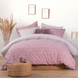 Σεντόνια Aria 23 Με Λάστιχο (Σετ 4τμχ) Rose Nef-Nef King Size 180x235cm 100% Βαμβάκι