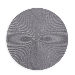 Σουπλά Polly (Σετ 2τμχ) Grey Nef-Nef 38x38cm Πολυπροπυλένιο