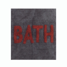 Ταπέτο Μπάνιου Bath Grey Nef-Nef 80 x 80 100% Βαμβάκι