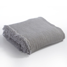 Κουβέρτα Apollo Grey Nef-Nef Υπέρδιπλo 230x240cm 100% Βαμβάκι