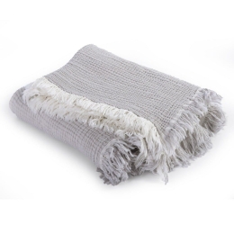 Κουβέρτα Βρεφική Apollo Greige Nef-Nef Cradle 110x150cm 100% Βαμβάκι