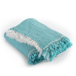 Κουβέρτα Βρεφική Apollo Petrol Nef-Nef Cuddle 80x110cm 100% Βαμβάκι