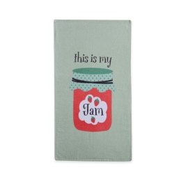 Ποτηρόπανο Βελουτέ My Jam Green Nef-Nef 40x60cm 100% Βαμβάκι