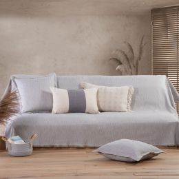 Ριχτάρι Colton Grey Nef-Nef Διθέσιο 170x250cm Cotton-Polyester