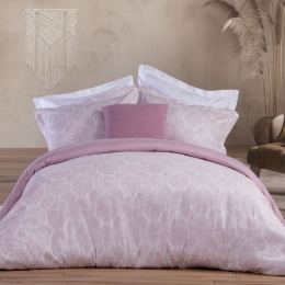 Σεντόνια Bless (Σετ 4τμχ) Orchid Nef-Nef King Size 270x280cm 100% Βαμβάκι