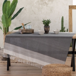 Τραπεζομάντηλο Strenght Black Nef-Nef 140X240 100% Βαμβάκι