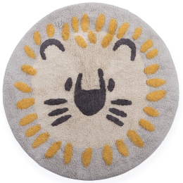 Χαλάκι Παιδικό Animal Way Grey Nef-Nef 100X100cm Round