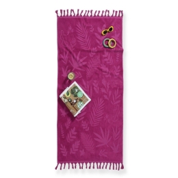 Πετσέτα Θαλάσσης Tropicana Mauve Nef-Nef Θαλάσσης 80x160cm 100% Βαμβάκι