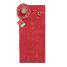 Πετσέτα Θαλάσσης Carma Paprika Nef-Nef Θαλάσσης 80x160cm 100% Βαμβάκι