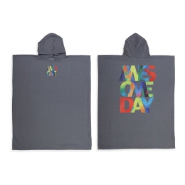 Πόντσο Awesome Day 85X105 Grey Nef-Nef