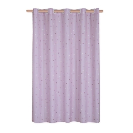 Κουρτίνα Μπάνιου Serendipity Mauve Nef-Nef 180Πx180Υ 180x180cm Πολυέστερ