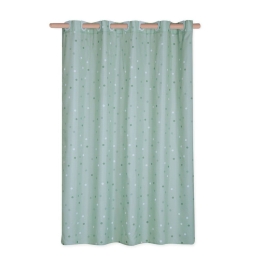 Κουρτίνα Μπάνιου Serendipity Green Nef-Nef 180Πx180Υ 180x180cm Πολυέστερ