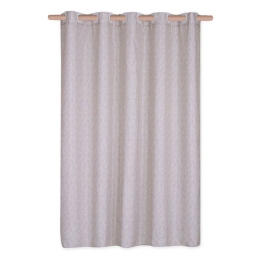 Κουρτίνα Μπάνιου Loving Beige Nef-Nef 180Πx200Υ 180x200cm Πολυέστερ