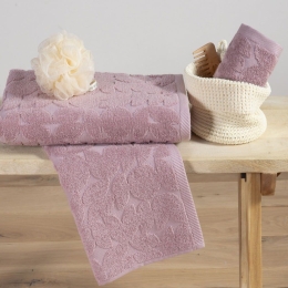 Πετσέτα Misario Amethyst Nef-Nef Προσώπου 50x90cm 100% Βαμβάκι