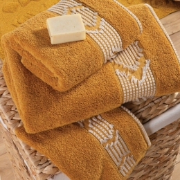 Πετσέτες Creative (Σετ 3τμχ) Yellow Nef-Nef Σετ Πετσέτες 70x140cm 100% Βαμβάκι