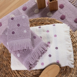 Πετσέτα Serendipity Mauve Nef-Nef Χεριών 30x50cm 100% Βαμβάκι