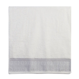 Πετσέτα Kleran Ecru-Grey Nef-Nef Προσώπου 50x90cm 100% Βαμβάκι