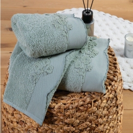 Πετσέτες Darling (Σετ 3τμχ) Mint Nef-Nef Σετ Πετσέτες 70x140cm 100% Βαμβάκι