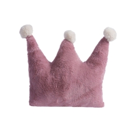 Μαξιλάρι Διακοσμητικό Παιδικό (Με Γέμιση) Baby Crown Rose Nef-Nef 40X27 Πολυέστερ