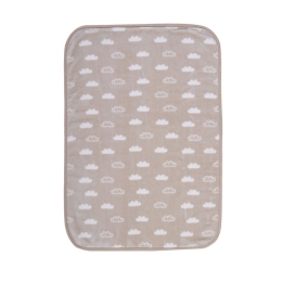 Κουβέρτα Βρεφική Clouds Beige Nef-Nef Κούνιας 100x140cm Πολυέστερ