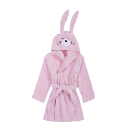 Μπουρνούζι Βρεφικό I Love Bunnies Pink Nef-Nef