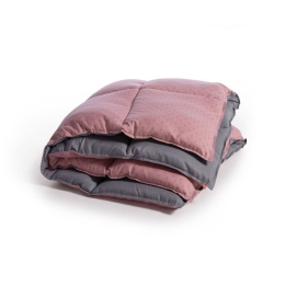 Πάπλωμα Bicolor-24 Pink-Grey Nef-Nef Υπέρδιπλο 240x220cm Microfiber-Hollowfiber