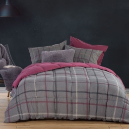 Πάπλωμα Jeremy Grey Nef-Nef Μονό 160x220cm Microfiber-Hollowfiber