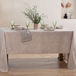 Τραπεζομάντηλο Inspire Beige Nef-Nef 150X300 100% Βαμβάκι