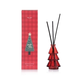 Αρωματικό Χώρου Με Στικς Jingle Bells 100ml+100ml Refill Red Nef-Nef