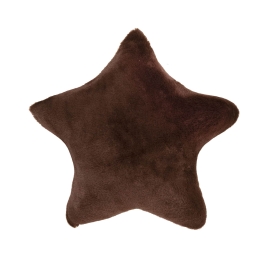 Amo la Casa Μαξιλαράκι Διακόσμησης Super Soft Fur 40x40 - Brown Star