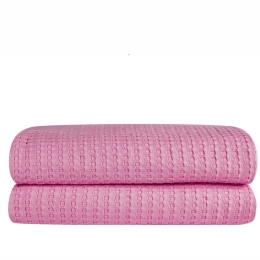 Κουβέρτα Soho 2214 Waffle Fuchsia Kentia Υπέρδιπλο 230x240cm 100% Βαμβάκι
