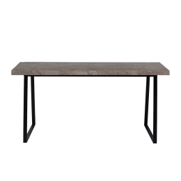 Τραπέζι Ale 160x80xΗ76cm Cement 02-0389 Honeycomb, Μέταλλο
