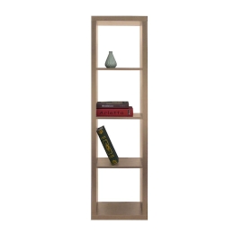 Βιβλιοθήκη Kivos 41,6 41,6x29,5xH147,5cm Sonoma 24-0561 Honeycomb