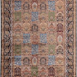 Χαλί Babylon 301 Με Κρόσσια Navy Obsession 160X230cm