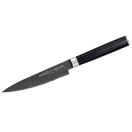 Μαχαίρι Γενικής Χρήσης MO-V Stonewash SM-0021B 13cm Black Samura Ανοξείδωτο Ατσάλι