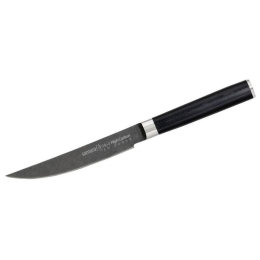 Μαχαίρι Κρέατος MO-V SM-0031B Stonewash 13,5cm Black Samura Ανοξείδωτο Ατσάλι