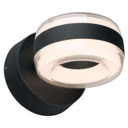 Φωτιστικό Τοίχου Donut Led II 9117 Black Nowodvorski