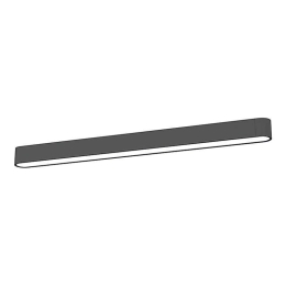Φωτιστικό Οροφής - Πλαφονιέρα Soft Led 9536 Graphite Nowodvorski Αλουμίνιο, Πλαστικό