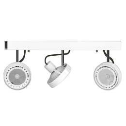 Φωτιστικό Οροφής - Σποτ Cross III 9601 White-Graphite Nowodvorski Μέταλλο