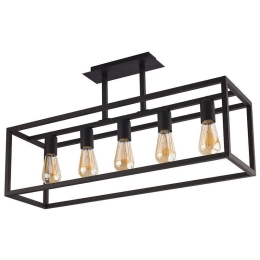 Φωτιστικό Οροφής Crate V 9047 Black Nowodvorski Μέταλλο