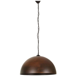 Φωτιστικό Οροφής Hemisphere Rust I L 6368 Brown Nowodvorski Μέταλλο