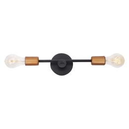 Φωτιστικό Τοίχου Sticks II 6267 Black-Copper Nowodvorski Μέταλλο