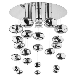 Φωτιστικό Οροφής - Πλαφονιέρα Salva E 5428 Chrome Nowodvorski Μέταλλο,Γυαλί